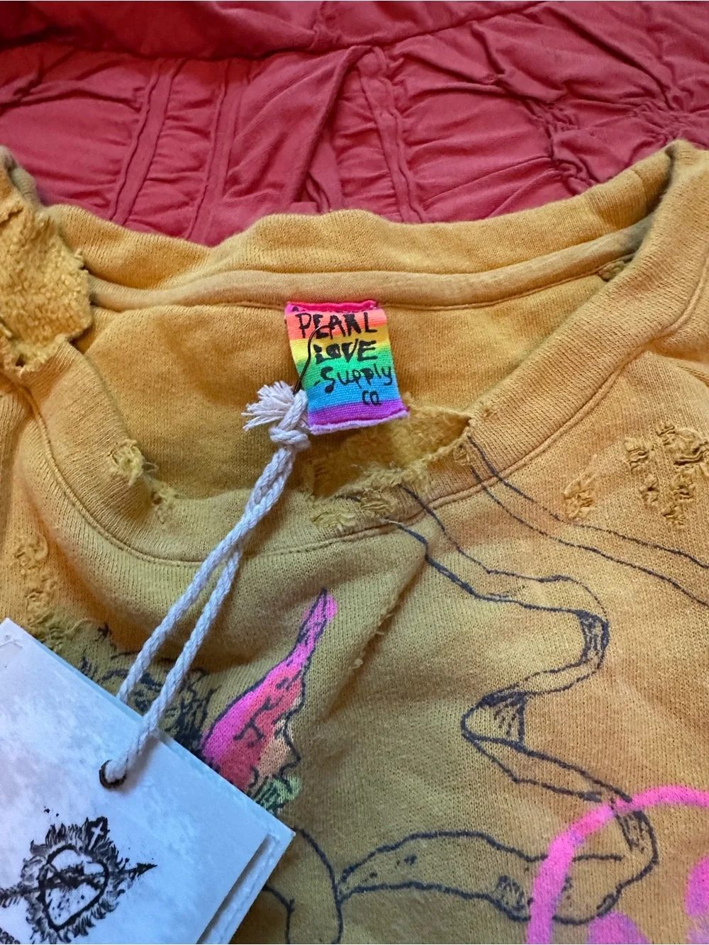 NWT Magnolia Pearl Neon Bluebonnet Richi Sweatshirt - Picture 7 of 11